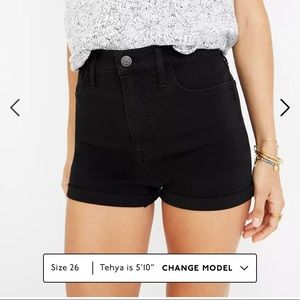 High waisted Madewell Shorts sz 27